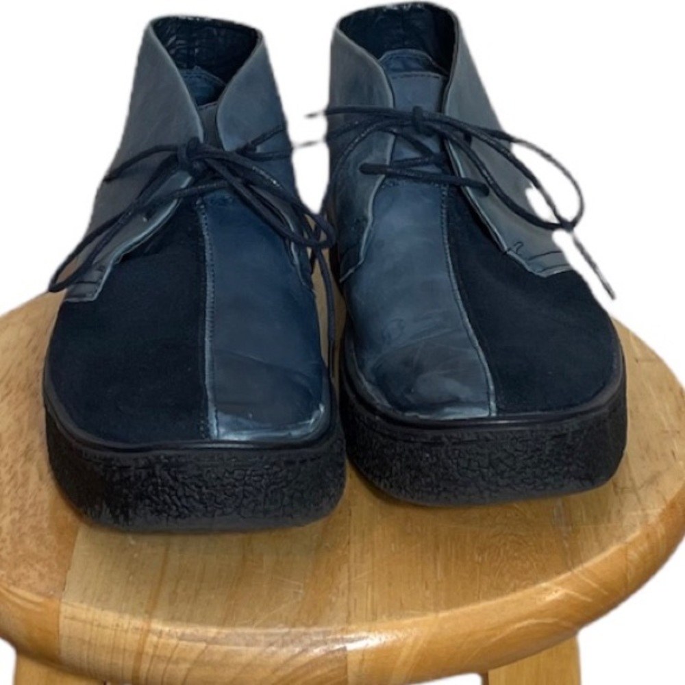 British Walker Men’s Playboy Chukka Boots Blue Size 10